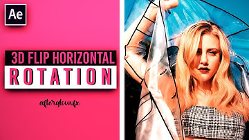 3d flip rotation | after effects tutorial