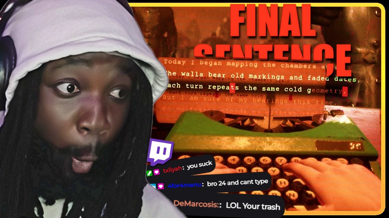 I CHALLENGED MY CHAT TO TYPE TILL THE DEATH!!! | Final Sentence