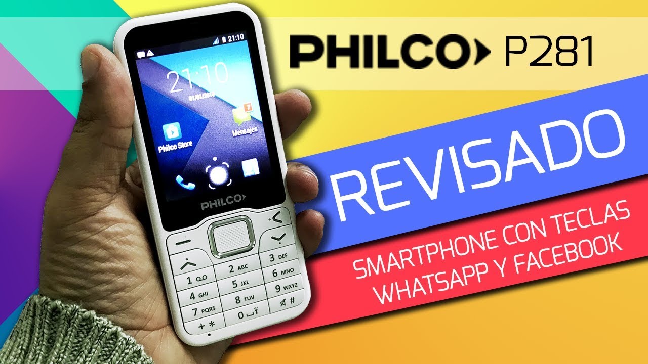 PHILCO P281 Teclas Whatsapp mini Revisado Español Correntino