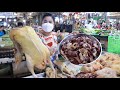 Market show, Buy duck, chicken gizzard and chicken liver for cooking / Yummy duck recipe