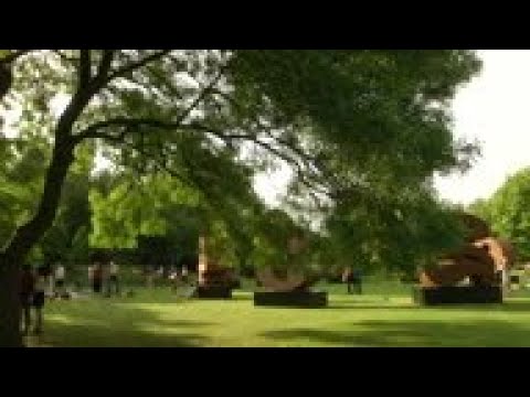 Contemporary scupltures take over London park