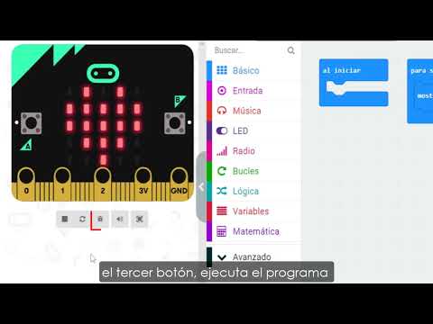 Interfaz de MakeCode
