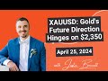 Xauusd golds future direction hinges on 2350 april 25 2024