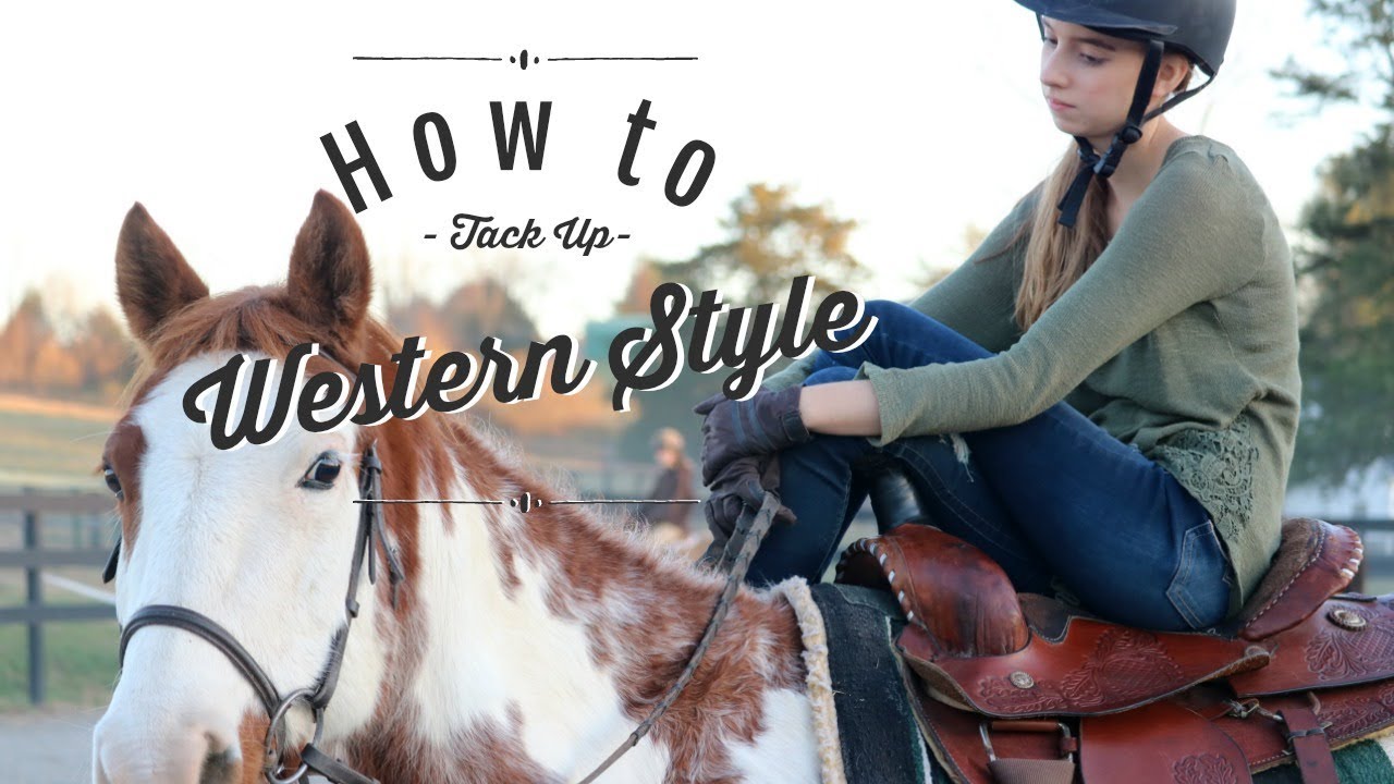 How to Tack Up Your Horse Western YouTube