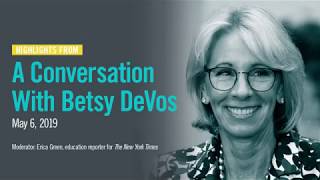 Highlights From A Conversation With Betsy Devos