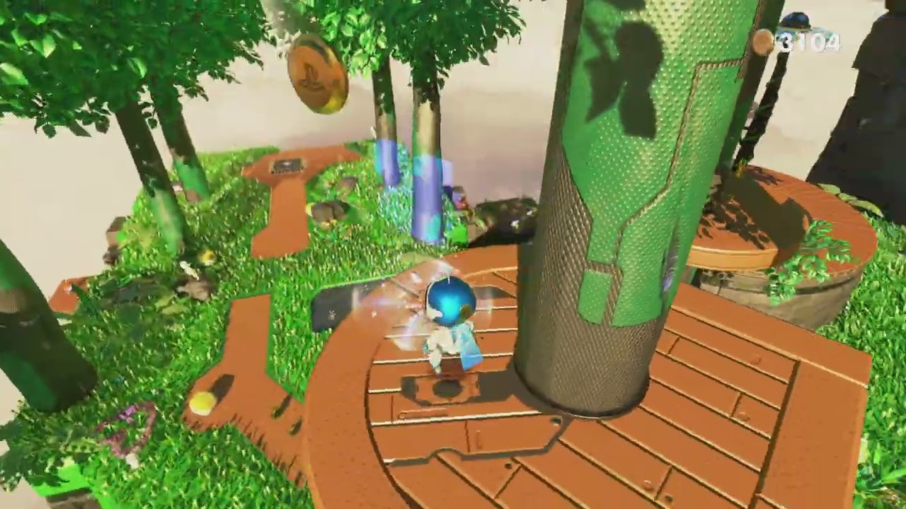 Рендерный лес astro's PLAYROOM все пазлы