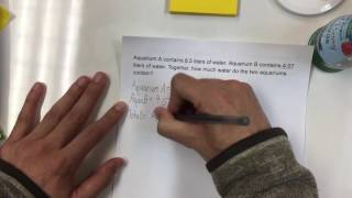 Adding Decimals with Word Problems