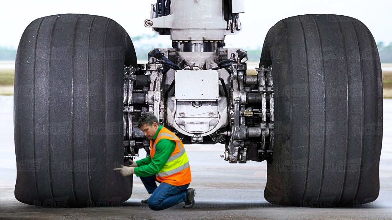Porque eles NÃO Usam AR para Encher um Pneu de Avião?