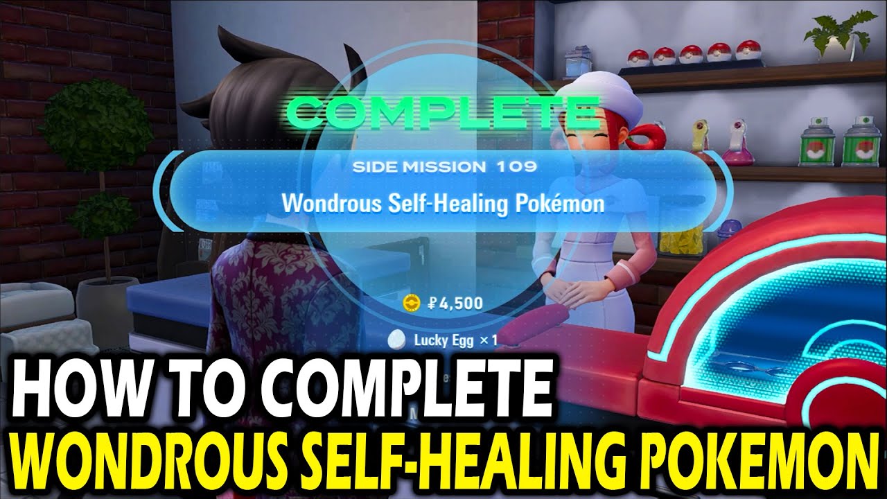 How to Complete Wondrous Self Healing Pokemon on Pokemon Legends ZA (Side Missions 109)