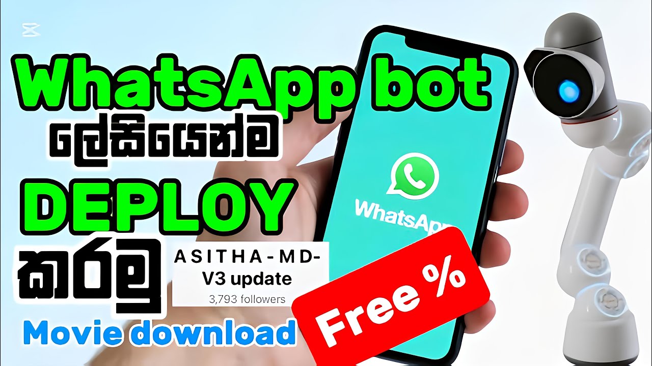 Free Deploy Asitha md WhatsApp Bot On Github..100% Free (Easy To Deploy ...
