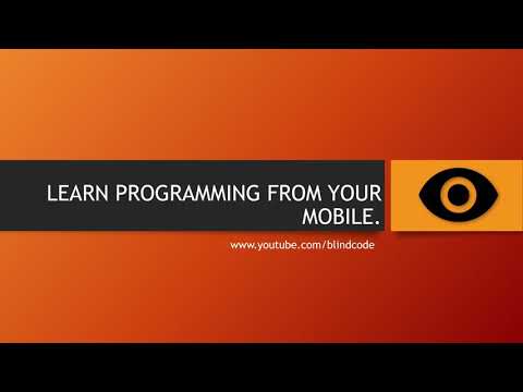HOW TO LEARN PROGRAMMING FROM YOUR MOBILE ?? || BLIND CODE || LATEST 2020