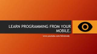 HOW TO LEARN PROGRAMMING FROM YOUR MOBILE  || BLIND CODE || LATEST 2020