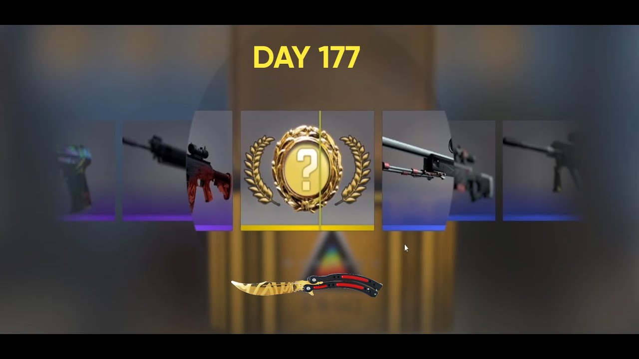 CS:GO Case Opening : OPENING A CASE A DAY TILL I GET A KNIFE... DAY ...