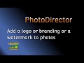 Add a logo or branding or watermark to your image