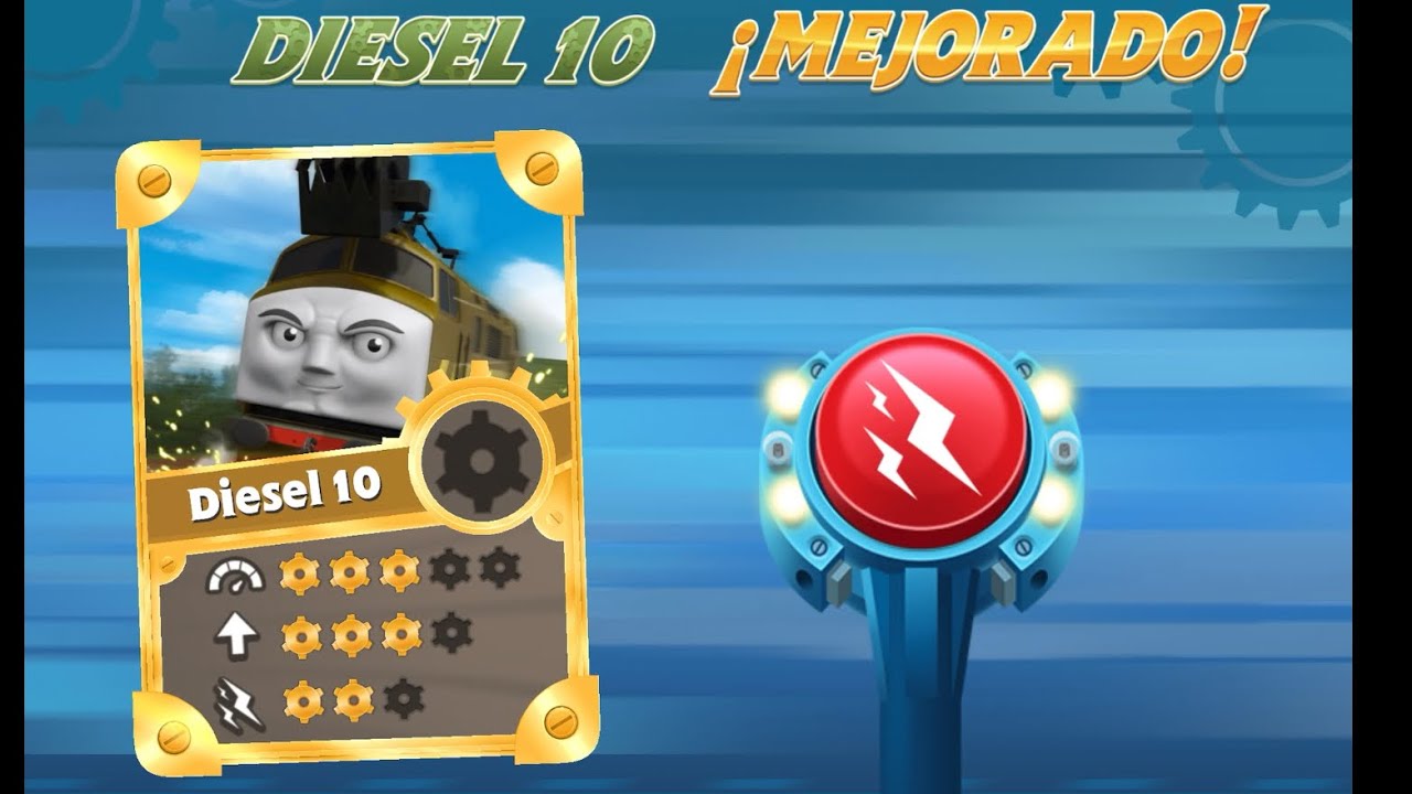 Thomas & Friends “Go Go Thomas”: Diesel 10 vs Spencer, Gordon, Thomas, Victor & Bell.