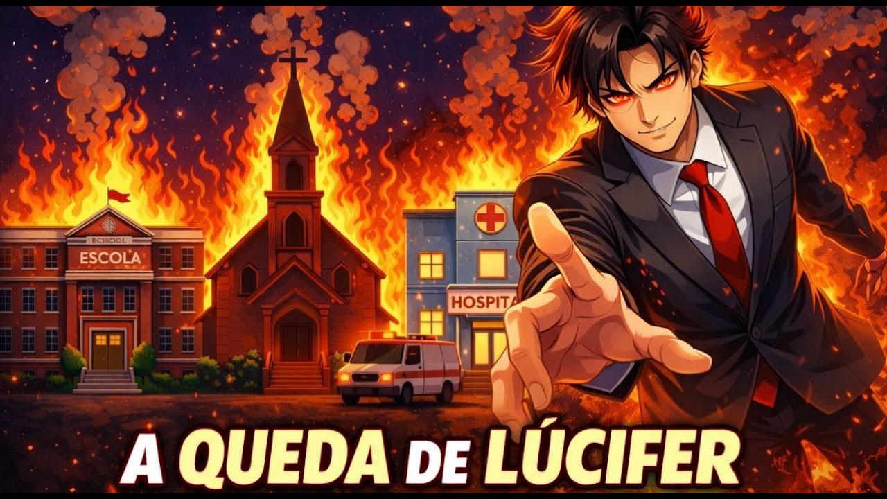 ⚔️ A Queda de Lúcifer | O Anjo Que Desafiou Deus (Anime Bíblico)