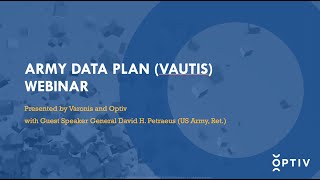 Webinar: Optiv and Varonis present Army Data Plan (VAUTIS)