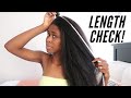 Length Check on Natural Hair