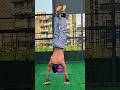 Handstand Walk with weights (3 kgs each)🎥 #handstand #walk #weightloss #fatloss #impossible #shorts