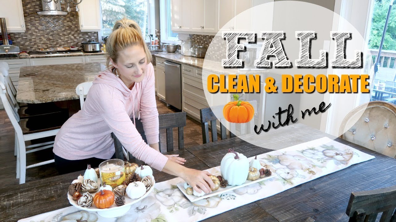 🍁🍂 FALL CLEAN & DECORATE WITH ME 2018 ~ CLEAN WITH ME // AMANDA'S DAILY DISH