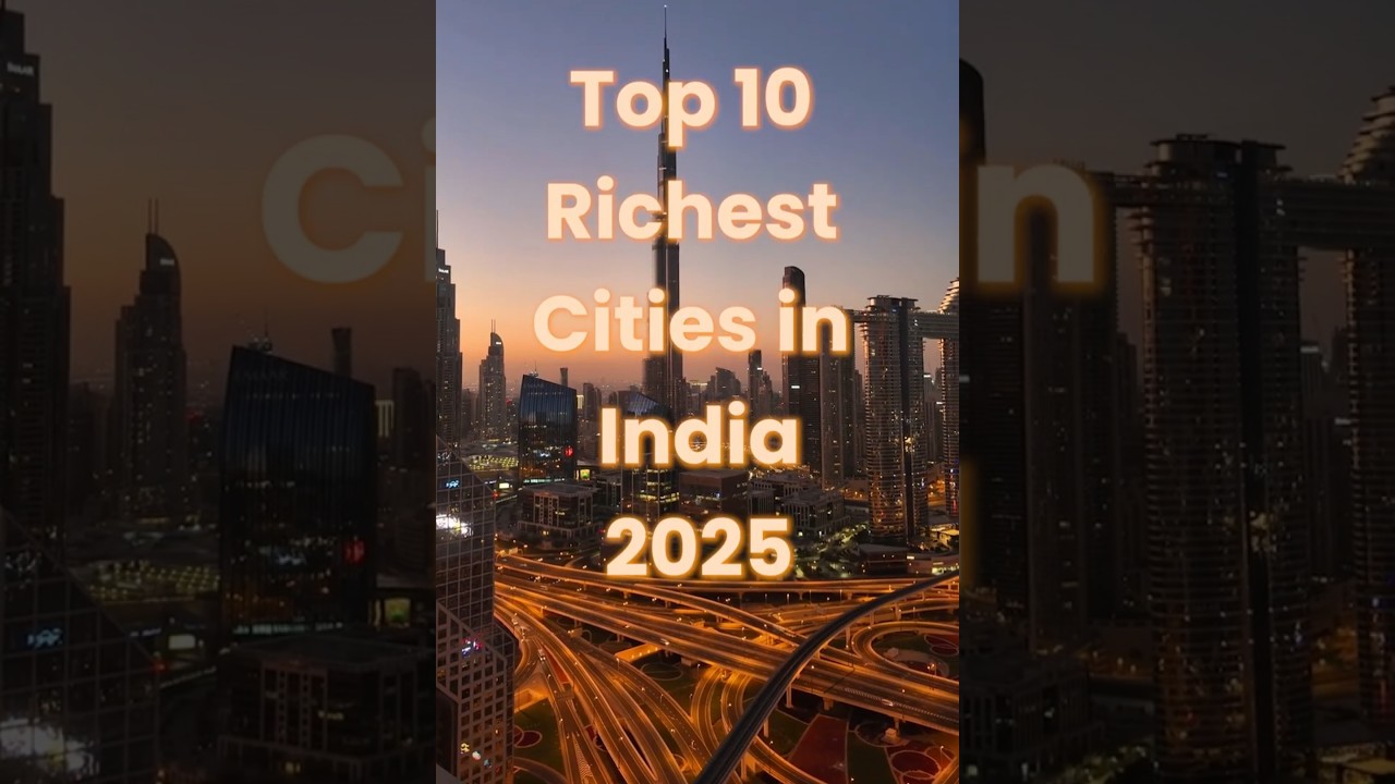 भारत के 10 सबसे अमीर शहर | Top 10 Richest Cities in India 2025 |