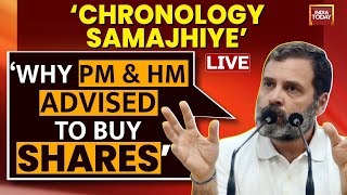LIVE | Rahul Gandhi Accuses PM Modi & HM Shah Of 'Biggest Scam In History Of Stock Market | Rahul PC