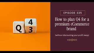 How to Plan Q4 for an eCommerce Brand Without Discounting Your Profit Away