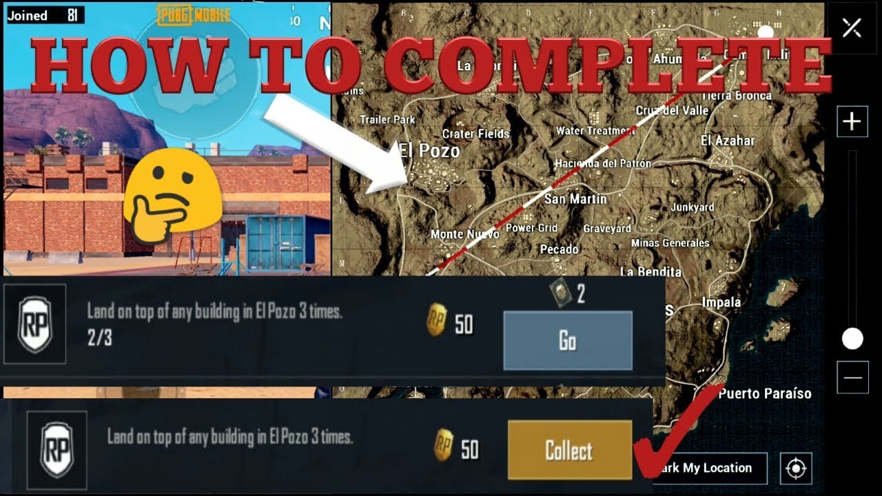 Land On Top Of Any Building In El Pozo 3 Times How To Complete Pubg - land on top of any building in el pozo 3 times how to complete pubg mobile