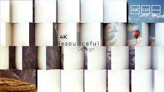 3D Cube Slideshow in 4k | After Effects template