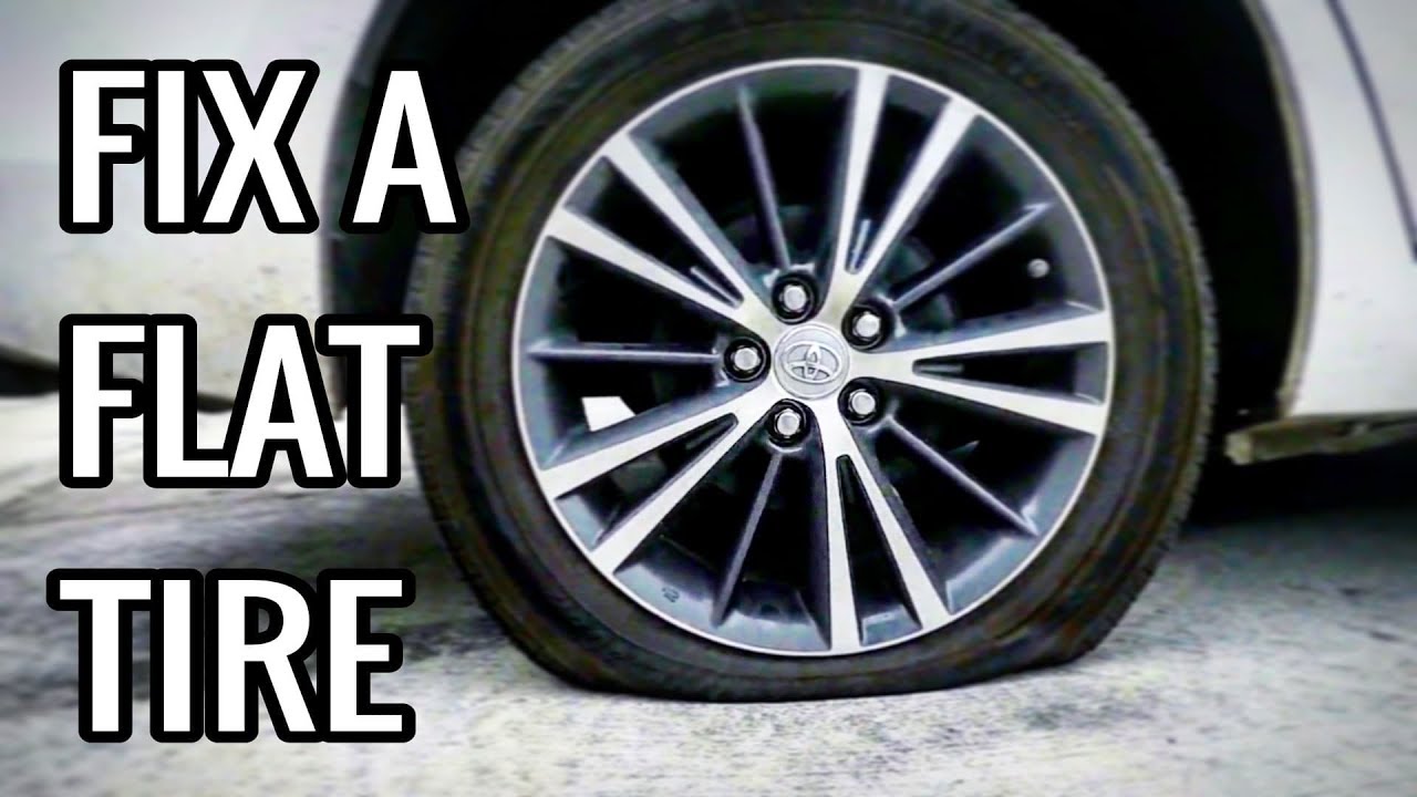 Flat Tire Repair Tutorial 2009 - 2019 Toyota Corolla