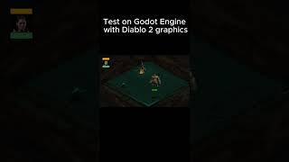 Test on Godot Engine with Diablo 2 graphics #GodotEngine #GodotGameDev #Godot4 #IndieDev #Devlog