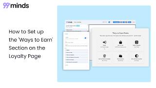 How to Set up the 'Ways to Earn' Section on the Loyalty Page