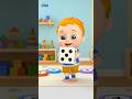 Kids Learn Counting 123456 Dice Jump Song | Baby Rhymes Cartoon #nurseryrhymes #shorts