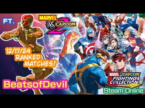 MvC2 Dhalsim & mixed tier Ranked matches (12/17/24) Steam Online
