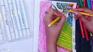 art therapy session with two hands 🎨✨