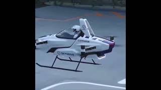 Skydrive Performing A Demo Flight ,Pilot Driven , Of The Vtol.