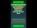⚡ Latest IDBI Assistant Manager &amp; Specialist Offi Result Out! 2026 #Shorts