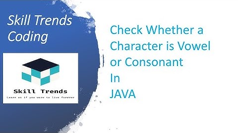 Check Whether a Character is vowel or consonant in JAVA using "switch-case"