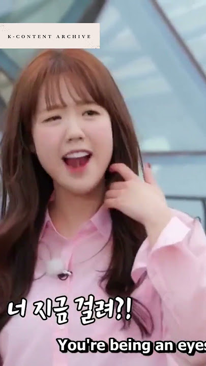 Ji Ye Eun's reaction to Kim Jong Kook being a girl #runningman