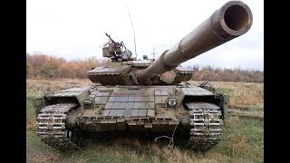 Учения (Захват цели танком Т-64БВ DPR ) оборот вокруг своей оси на 360 градусов