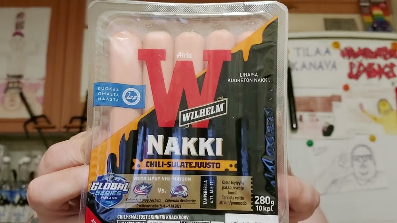 Hampaaton läski syö: Osa 2386 - Wilhelm Nakki Chili-sulatejuusto