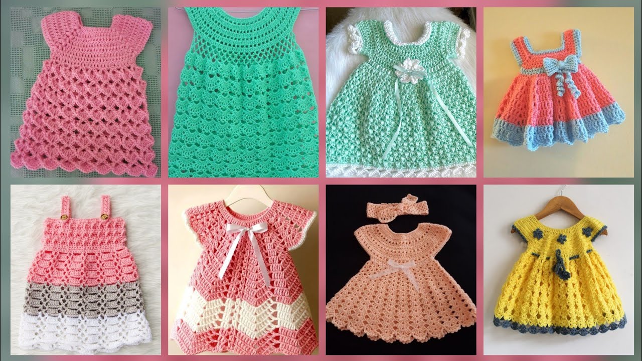 Most beautiful and unique crochet kids dressed design ideas