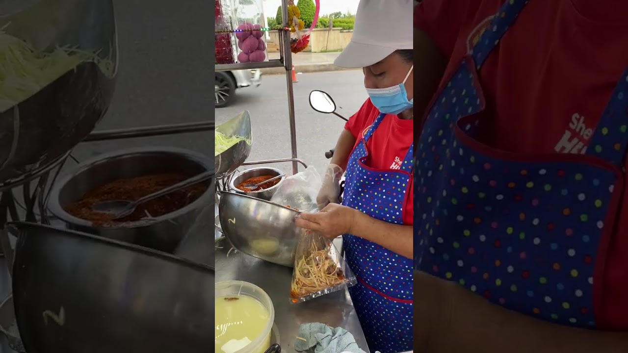 ยำมะม่วงสูตรเยาวราชร้านเจ๊ปุ้ยอยากกินอะไรสั่งเลยครับอร่อยแน่นอน