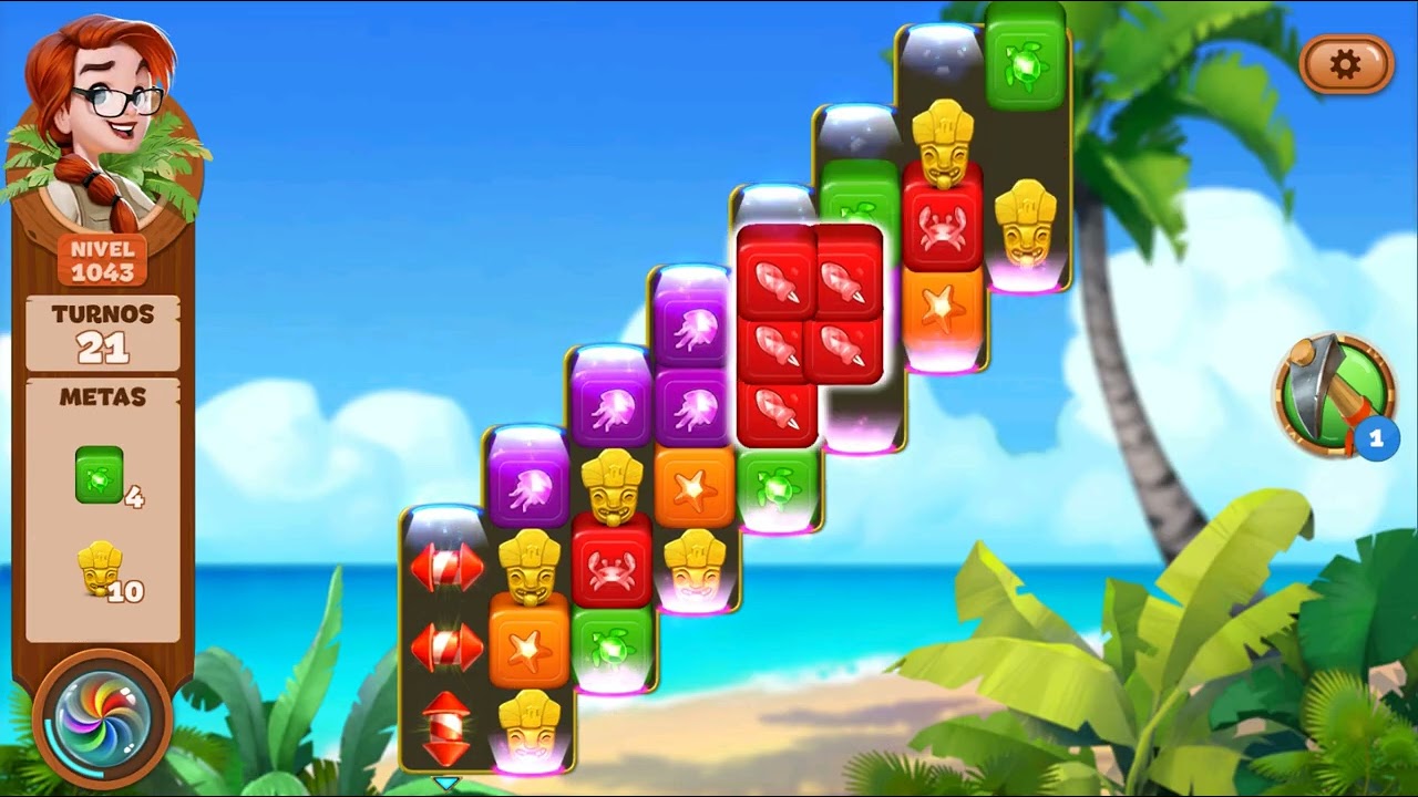 Lost Island Level 1043 Gameplay