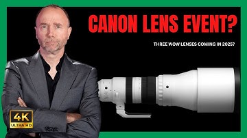Canon RF Lens Announcement