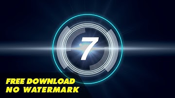 Futuristic Countdown Timer Effect ⌠HD 1080p⌡