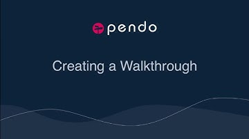 Creating a Walkthrough