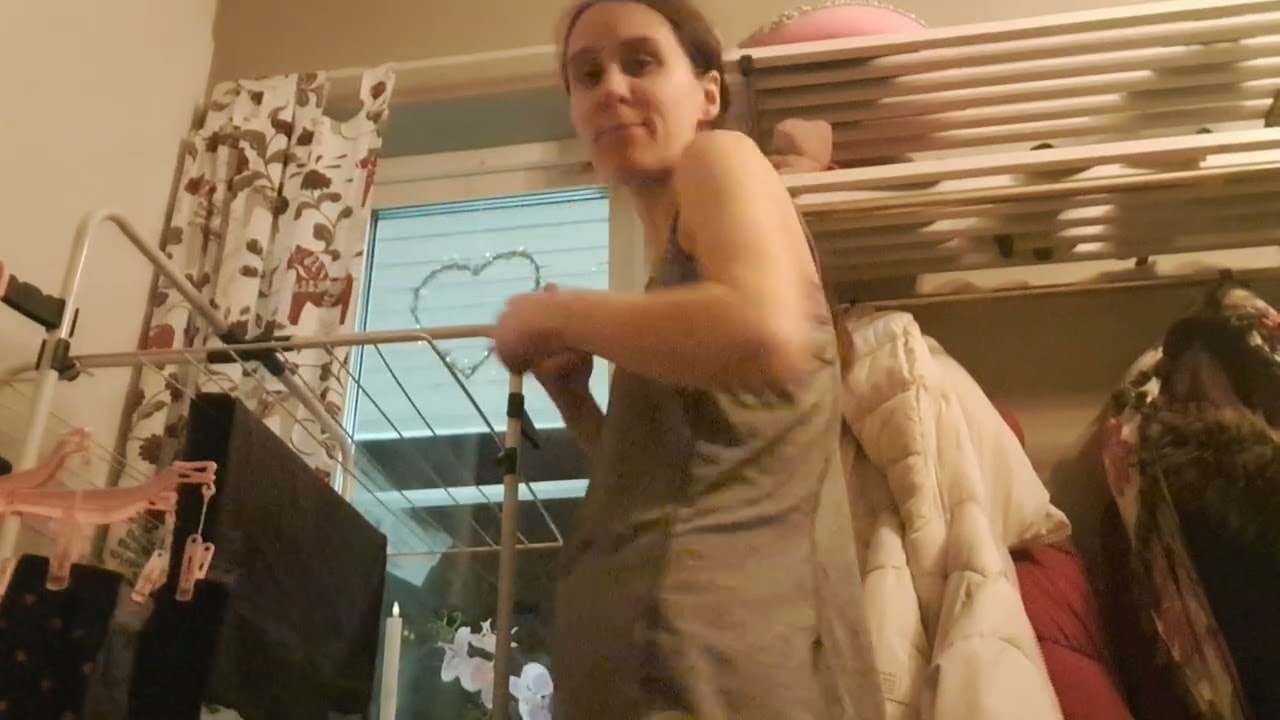 Jag vissa när jag har tvättat i väska och jag vissa när jag häga upp tvätta också 