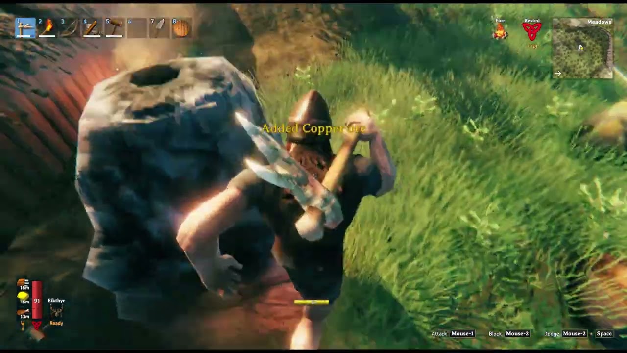 Building a Smelter and Defending from my first Raid! Valheim Ep. 8