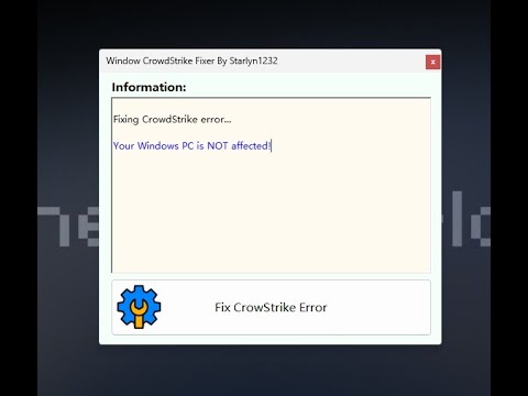 Windows 11 CrowdStrike Error Solution - YouTube
